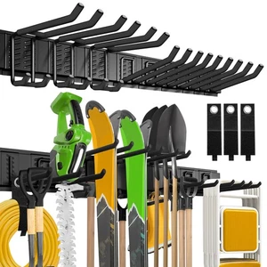 Garage Wall Organizer,15Pack Carries 675 lbs,Garden Tool Organizer 48in With ... - Picture 1 of 7