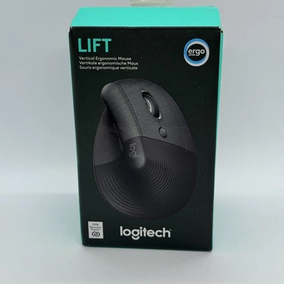 Logitech Lift Vertical Graphite - Ergonomische Kabellose Maus (Rechtshänder) - Bild 1 von 4