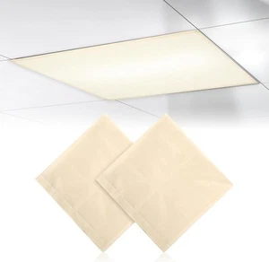 2 Piezas Cubiertas de Luz Fluorescente para Luces de Techo, LED 2 Piezas, Amarillo Cálido - Imagen 1 de 7