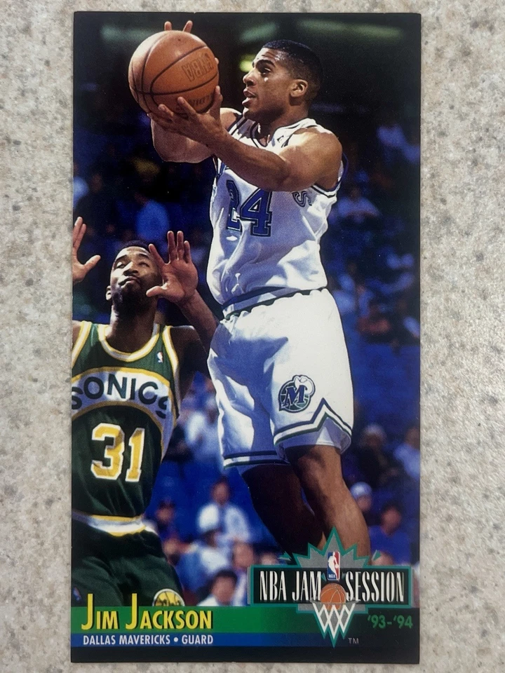 1993-94 Fleer NBA Jam Session - Jim Jackson #48 Dallas Mavericks Ohio State 🏀 - Imagem 1 de 1