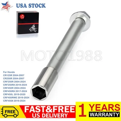 Front Wheel Axle & Nut for Honda CRF450RX 2017-2024 / CRF250R CRF450R 2004-2024 - Image 1 of 4