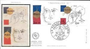 FRANCE 1981 FDC PHILEXFRANCE YT 2141 ET 2142 - Imagen 1 de 1