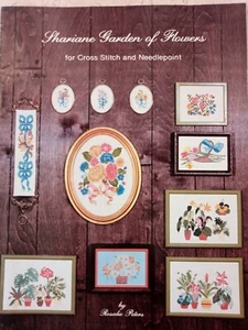 Rosalie Peters Needlepoint Cross Stitch Chart Shariane Floral Bow Botany Bell Pu - Picture 1 of 12