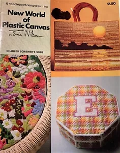 Nuovo Mondo di Tela Plastica 16 Modelli Aghi Erica Wilson 1977 - Foto 1 di 9