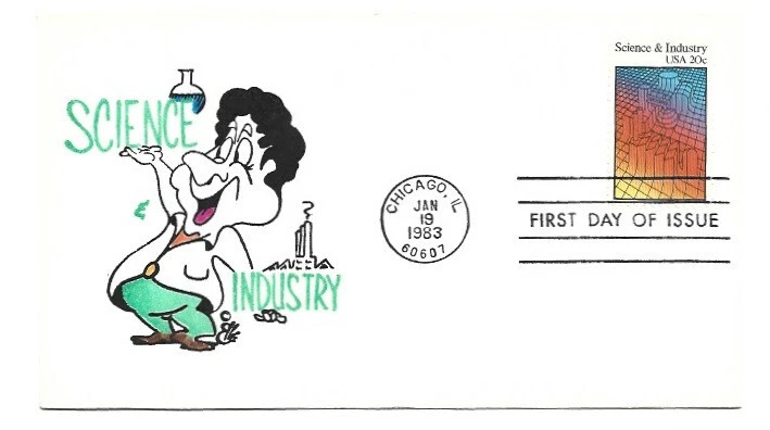 2031 Science & Industry, Animated by Ellis  FDC - Image 1 of 1