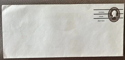 US Precancel Envelope: Tacoma WA, 1  1/2 cent. Bulk Rate. ID# 08-02081 - Image 1 of 2