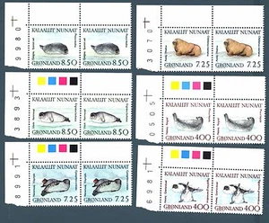GROENLANDIA - 1991 - Fauna marina. Foche - Imagen 1 de 1