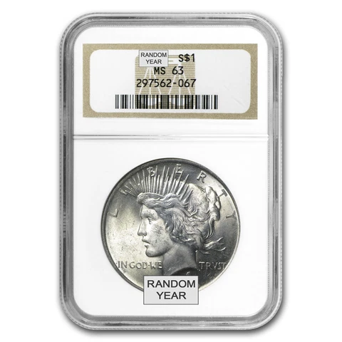 1922-1925 Peace Dollars MS-63 NGC - SKU #15620 Cover