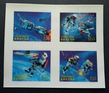 Bhutan Space 1968 Astronomy Satellite (ms) MNH *Lenticular 3D *unusual *see scan