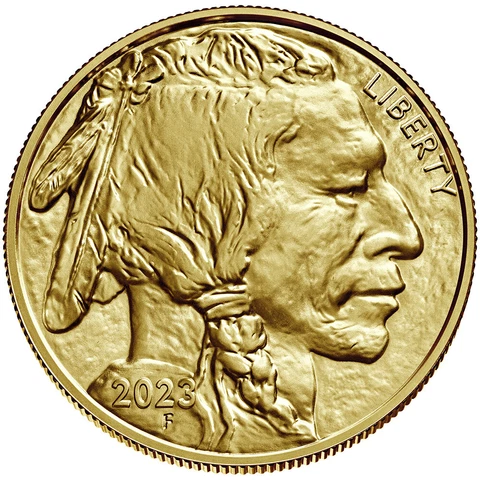 2023 American Gold Buffalo 1 oz $50 - BU Cover