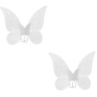  2 Count Schneeflocken-Schmetterlingsflügel Feenflügel Bilden