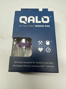 Qalo Womens Active Silicone Wedding Ring Purple Size 4 QS-FHL04 - Picture 1 of 4