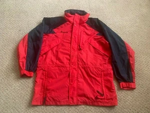 Chaqueta con capucha para hombre Columbia roja talla mediana - Imagen 1 de 11