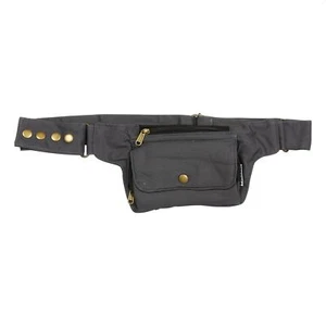 Borsa cintura Flint grigio colori ottone marsupio - Picture 1 of 10