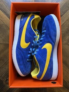 Nike Air Suede Sneakers US 12/UK 11 Royal Blue & Yellow Gently Used - In Box - Picture 1 of 17