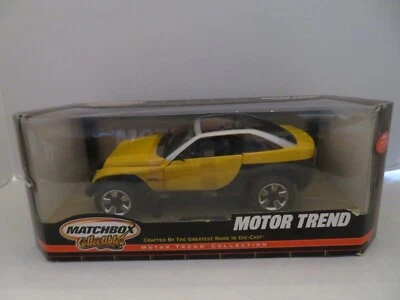 Matchbox Collectibles Motor Trend Jeep Jeepster Yellow 1:18 Scale 2000 MISB - Image 1 of 4