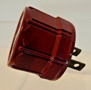 Vintage Brown Bakelite Christmas Light Flasher Plug 100W Working JAPAN - Picture 1 of 9