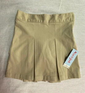 CAT & JACK Skirt Girl's Tan Pleated Shorts Beige School Uniforms Size:6, 7 - Picture 1 of 11