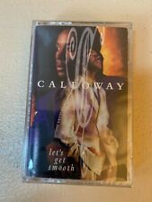 1992 CALLOWAY LET'S GET SMOOTH CASSETTE TAPE R&B FUNK Epic ‎ZT75326 SEALED NEW