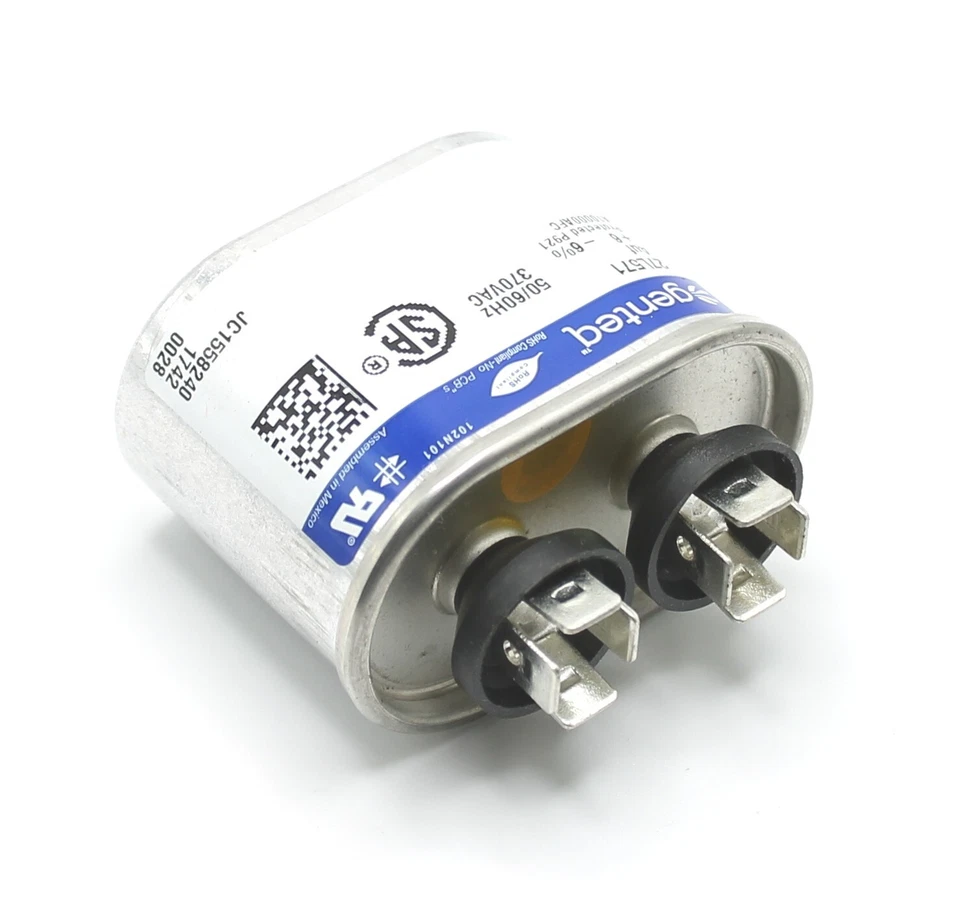 (2pcs) 4uF 370Vac Motor Run Capacitor 370V AC 4mfd 27L571 Pump Refrigerator Unit - Image 1 of 1