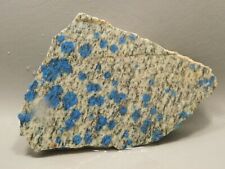 BIG K2 Jasper Rough Specimen with Flat Bottom 1.4 lbs Raindrop Azurite in Granite PAKISTAN
