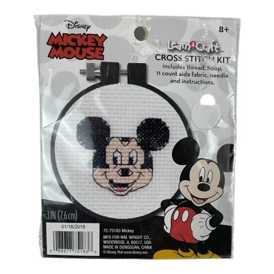 Disney Mickey Mouse Dimensions 'Learn a Craft' Cross Stitch Mini Kit  #72-75183 - Image 1 of 2