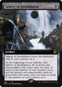 [MTG] Sphere of Annihilation (Foil) (Extended Art) (376) (AFR) NM - Picture 1 of 1