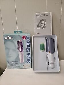 Braun HS3 Cord-Free Style Shaper Compact Heated Hair Brush Energy Cell New W/Box