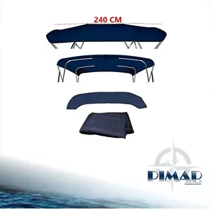 TELO TENDA RICAMBIO PER TENDALINO CAPOTTINA PARASOLE A 4 ARCHI NAUTICA BARCA - Foto 1 di 36