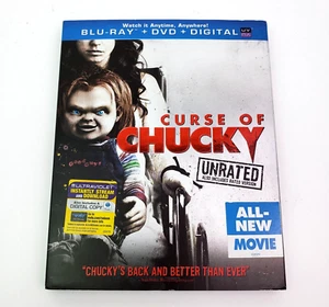 Curse Of Chucky Unrated Scary Horror Blu-Ray + DVD Movies - Picture 1 of 4