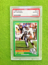 BO JACKSON PSA 10 FOOTBALL CARD JERSEY #34 RAIDERS 1989 Bo Jackson MAKE AN OFFER