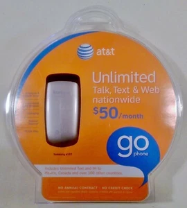 Samsung A107 AT&T Go Prepaid Mobile Flip Cell Phone - Open Box - Picture 1 of 2