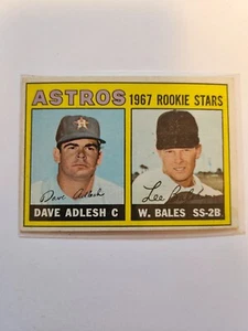 1967 Topps Astros Rookie Stars Dave Adlesh/Wes Bales #51 en muy buen estado/excelente - Imagen 1 de 2