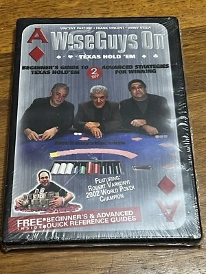 DVD Wise Guys On Texas Hold Em Poker 2005 “As Seen On TV” New Sealed 2-Disc Set - Image 1 of 4