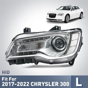 Faro HID cromado para Chrysler 300 2017-2022 con lado del conductor izquierdo adaptable - Imagen 1 de 19