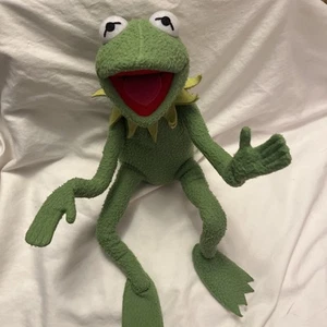 "Juguetes de peluche de colección Kermit la rana Edén brazos de alambre posables Muppet 20""" - Imagen 1 de 12