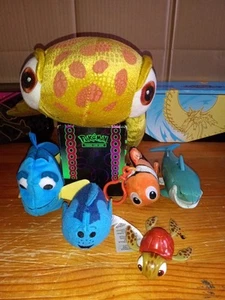 Disney Store Squirt The Turtle Plush & Finding Nemo Lot Nemo,Dory - Picture 1 of 4