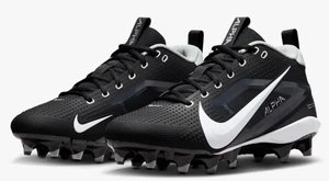 Nike Alpha Menace 4 Varsity FN0027-001 Men's Black White Football Cleats ACAD445 - Picture 1 of 48