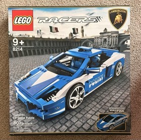 LEGO Racers: Lamborghini Polizia (8214) RETIRED, NIB, SEALED & Ready To Ship!