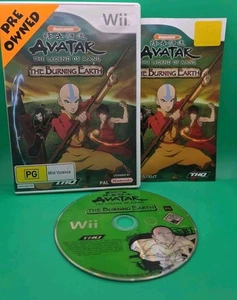 Avatar The Legend Of Aang - The Burning Earth Juego Nintendo Wii con Manual en muy buena condición - Imagen 1 de 3