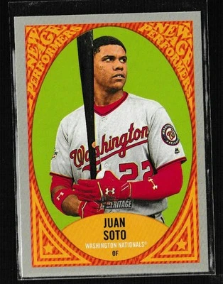 2019 Topps Heritage #NAP-15 Juan Soto New Age Performers - Image 1 of 2