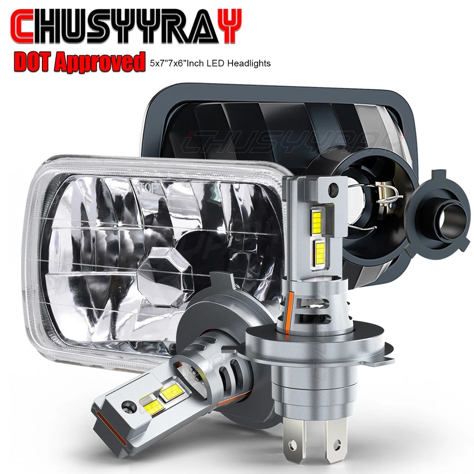 Lo más nuevo para GMC C4500 C5500 C6500 C7500 C8500 Topkick 7x6" faros LED HI/LO Foto 1 de 4
