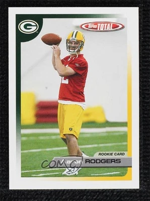 2005 Topps Total Aaron Rodgers #483 Rookie RC - Image 1 of 3