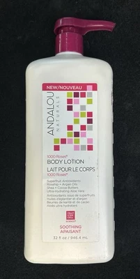 Andalou Naturals 1000 Roses Soothing Body Lotion – 32 fl oz, Sensitive Skin Care - Image 1 of 3