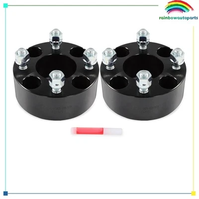 2 Pcs 2" 4x4 4x101.6 Wheel Spacers 62mm CB For ClubCar Cafe Express EZ-Go Valor - Image 1 of 4
