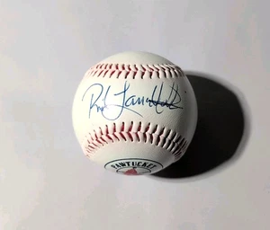 RICK LANCELLOTTI SIGNED AUTOGRAPHED PAWTUCKET RED SOX BASEBALL - Picture 1 of 3