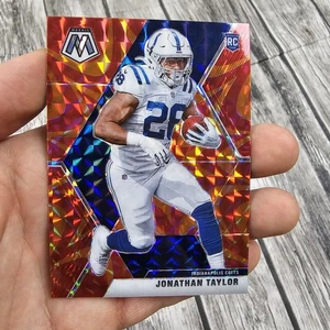 2020 Panini Mosaic - Jonathan Taylor #216 Mosaic Reactive Orange Prizm RC - Picture 1 of 3
