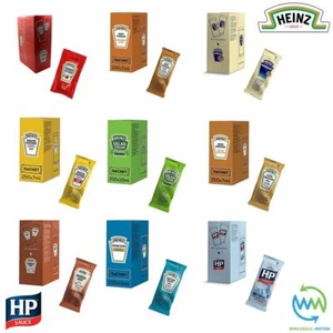 HEINZ Single Sachets 7 - 11.5G Individual Single Portion SACHET Multiple CHOICE - Picture 1 of 20