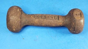 Dumbbell Hand Weight Roberts 3 lbs. Exercise Physical Fitness Strength Antique - Bild 1 von 5