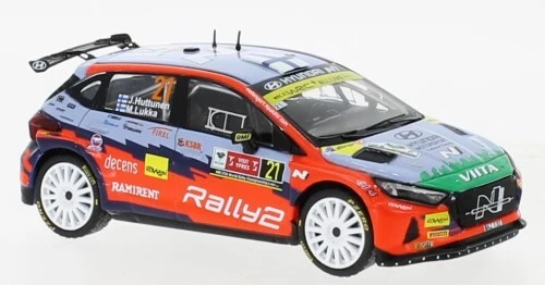 Modellino auto rally scala 1:43 Ixo HYUNDAI i20 RALLYE YPRES 2021 HUTTUNENLUK... - Immagine 1 di 1